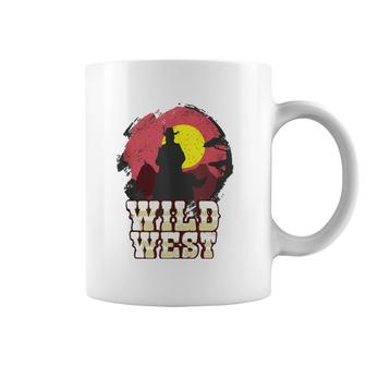 Cowboy Wild West Western Country Saddle Gift Coffee Mug | Mazezy CA