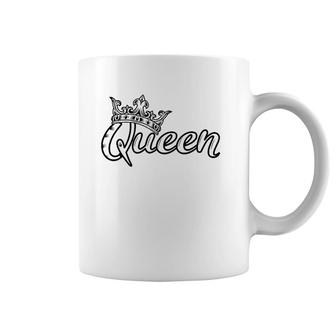 Crown Me Font Queen Gift Coffee Mug | Mazezy