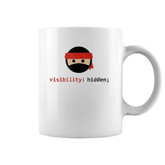 Css Ninja Visibility Hidden Coffee Mug | Mazezy