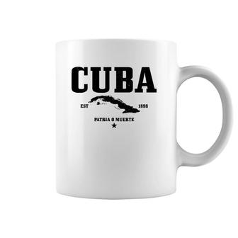 Cuba Est 1898 Cuban Flag Pride Vintage Cuba Coffee Mug | Mazezy