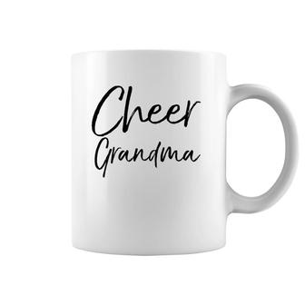 Cute Cheerleader Grandmother Gift For Women Cheer Grandma Coffee Mug | Mazezy