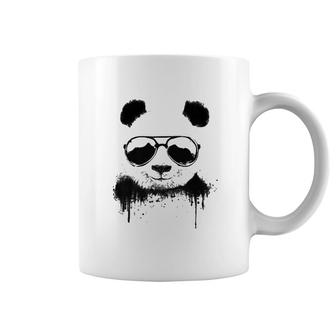Cute Giant Panda, Bear With Sunglasses Coffee Mug | Mazezy