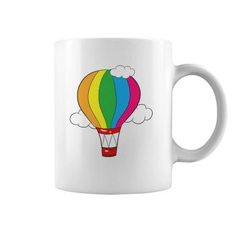 Cute Hot Air Balloon Coffee Mug | Mazezy
