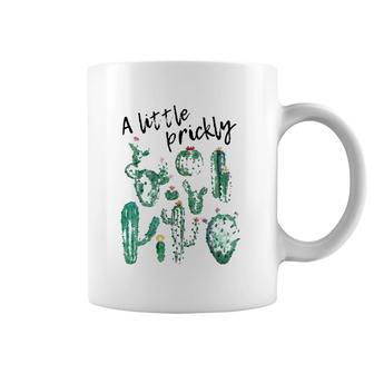 Cute Ladies Cactus Succulent Little Prickly Tee Youth Womens Coffee Mug | Mazezy