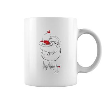 Cute Sloth With Cup Happy Valentine's Day Coffee Mug