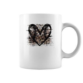 Cute Softball Baseball Leopard Print For Women Teen Girls Coffee Mug | Mazezy