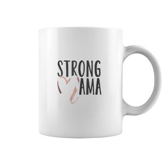 Cute Strong Mother Mom Mother Mommy Mama Rose Gold Heart Coffee Mug | Mazezy