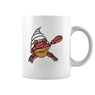 Dabbing Hermit Crab Dab Dance Funny Animal Coffee Mug | Mazezy