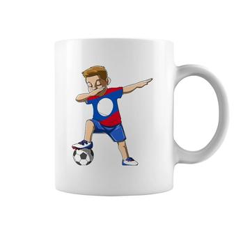 Dabbing Soccer Boy Laos Jersey Laos Coffee Mug | Mazezy