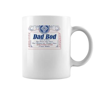 Dad Bod King Of Beer Best Friend Best Coach Best Mechanic And Problem Solver World's Best Farter I Mean Father Coffee Mug | Mazezy