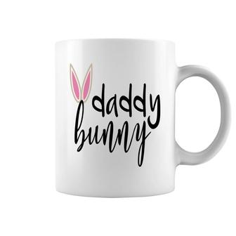 Daddy Bunny Ears Easter Pregnancy Announcement Coffee Mug - Seseable