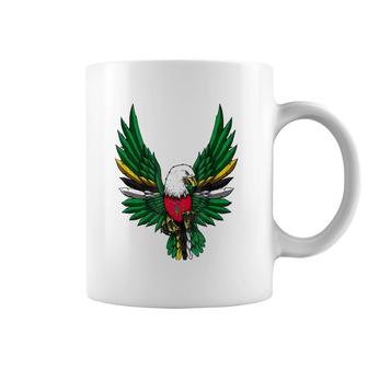 Dominica Flag Dominican Flag Eagle Coffee Mug | Mazezy