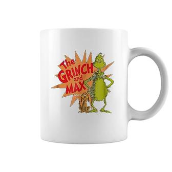 Dr Seuss Grinch And Max Burst Coffee Mug | Mazezy