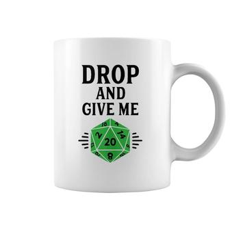 Dragons Game Master And D20 Twenty Sided Die Dice Dungeons Coffee Mug | Mazezy