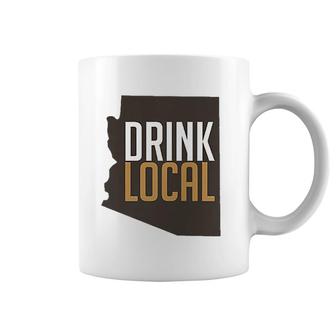 Edge Of The World Brewery - Drink Local Arizona Pocket Coffee Mug | Mazezy