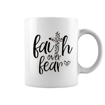 Faith Over Fear Coffee Mug | Mazezy