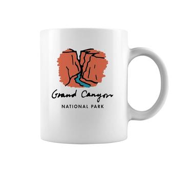 Family Vacation Design - Retro Grand Canyon National Park Coffee Mug | Mazezy