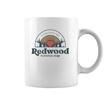 Family Vacation - Retro Redwood National Park Coffee Mug | Mazezy