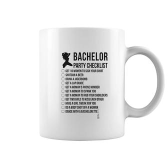 Fashions Bachelor Party Checklist I Am Tying The Knot Groom To Do List Before Getting Married Coffee Mug - Thegiftio