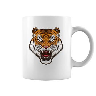 Fearless Big Cat Tiger Eye Tiger Face Tiger Head Coffee Mug | Mazezy