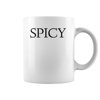 Feeling Spicy Word Tank Top Coffee Mug | Mazezy