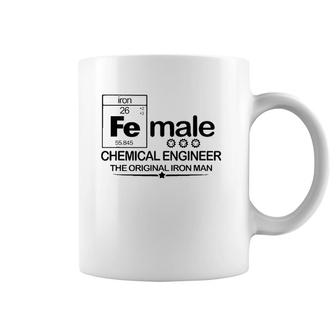 Female Chemical Engineer The Original Iron Coffee Mug | Mazezy
