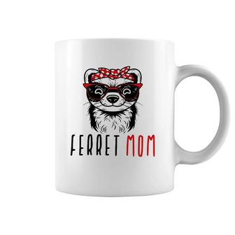 Ferret Mom Funny Animal Lover Weasel Women Mother Mama Gifts Coffee Mug | Mazezy