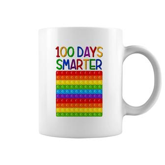 Fidget Toy 100 Days Smarter Poppin 100 Days Of School Pop It Coffee Mug | Mazezy