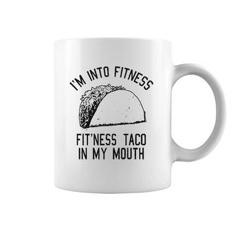 Fitness Taco Funny Gym Cool Humor Coffee Mug | Mazezy