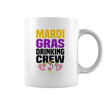 Flamingo Jester Hat Wine Glass Mardi Gras Drinking Crew Coffee Mug | Mazezy