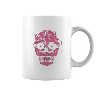 Flamingo Skull Coffee Mug | Mazezy