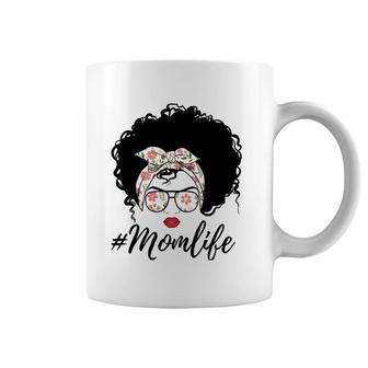 Floral Flower Mom Afro Hair Mother's Day 2021 Ver2 Coffee Mug | Mazezy