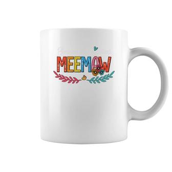 Flower Blessed To Be Called Meemaw Coffee Mug | Mazezy