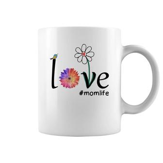 Flower Funny Love Mom Life Coffee Mug | Mazezy