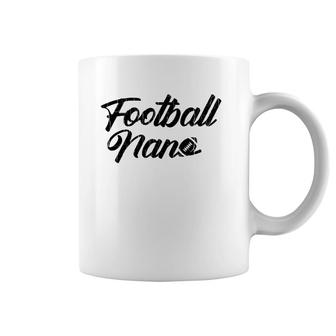 Football Nana Funny Grandma Grandmother Graphic Coffee Mug | Mazezy