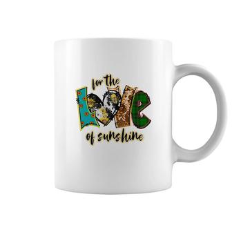 For The Love Of Sunshine Colorful Coffee Mug - Seseable