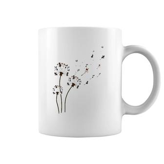 French Bulldog Flower Fly Dandelion Funny Dog Lovers Coffee Mug | Mazezy