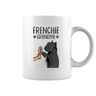 French Bulldog Grandma Frenchie Dog Lover Womens Coffee Mug | Mazezy