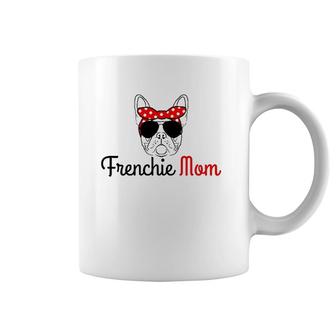 Frenchie Mom Vintage Funny Cute Dog French Bulldog Mama Coffee Mug | Mazezy