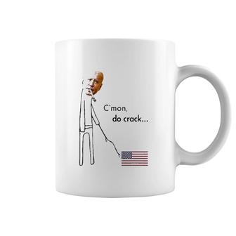 Funny Biden C’Mon Do Crack American Flag Coffee Mug | Mazezy