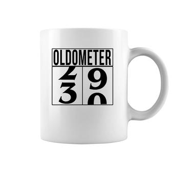 Funny Birthday Gift For 30 Years Old Oldometer Unique B-Day Coffee Mug | Mazezy