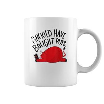 Funny Bull Trading Should Brought Puts Stock Market Forex Coffee Mug | Mazezy