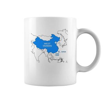 Funny China Map Define China Is West Taiwan Coffee Mug | Mazezy