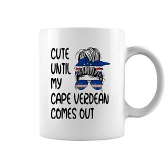 Funny Cute Until My Cape Verdean Comes Out Coffee Mug | Mazezy