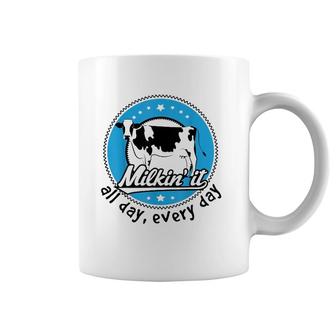 Funny Dairy Farmer All Day Every Day Coffee Mug | Mazezy