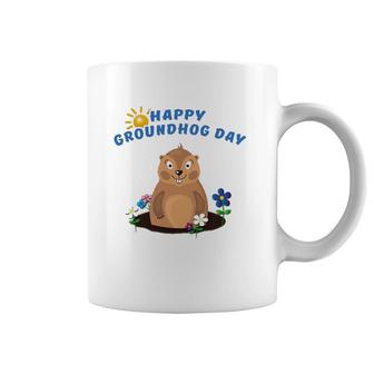 Funny Groundhog Day Spring Happy Groundhog Day Coffee Mug | Mazezy