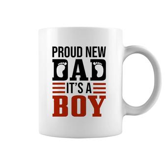 Funny Proud New Dad It's A Boy Gift For Men Cool New Father Coffee Mug | Mazezy