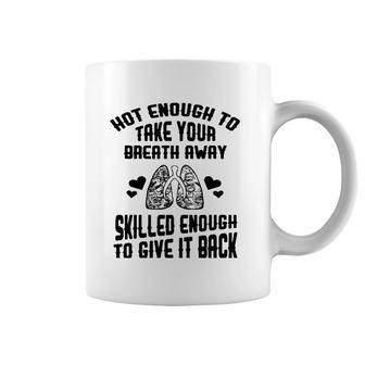 Funny Respiratory Therapist School Nurse Meme Gift Coffee Mug | Mazezy