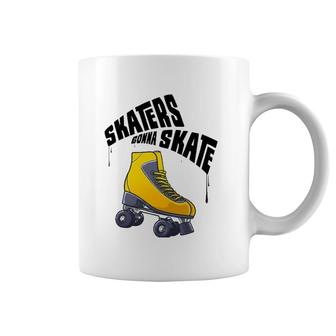 Funny Roller Skating Art Men Women Boys Girls Roller Skater Coffee Mug | Mazezy
