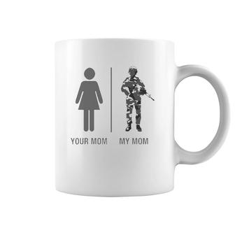 Funny Soldier Mom Military Mother Camouflage Coffee Mug | Mazezy